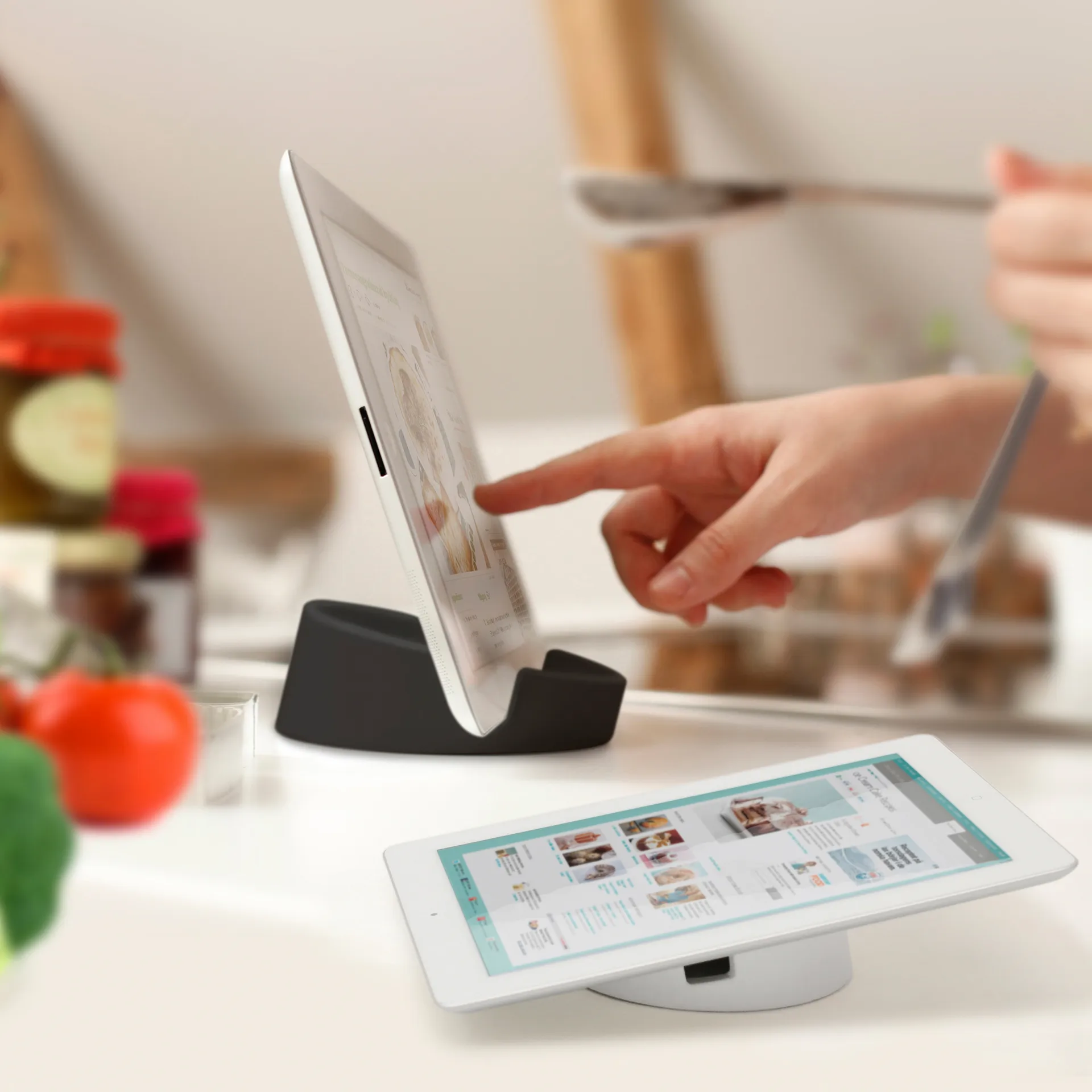 Suporte para tablet Kitchen , cinza Bosign