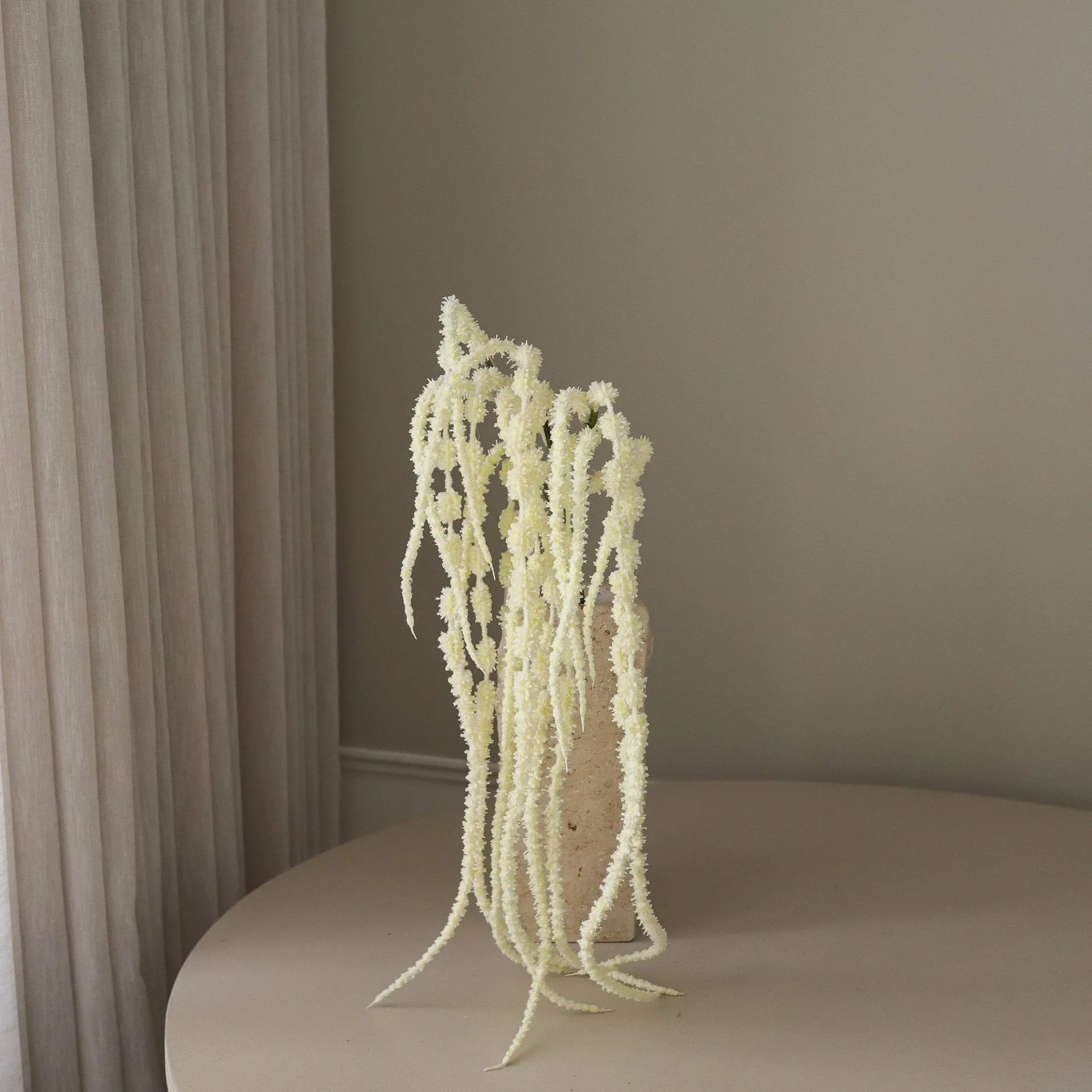 Amarante pendente flor artificial, Branco, 112 cm Botané
