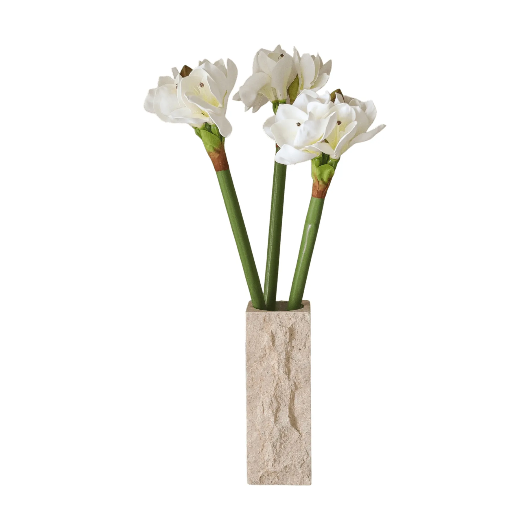 Amaryllis buquê artificial, Branco, 73 cm Botané