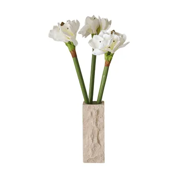 Amaryllis buquê artificial - Branco, 73 cm - Botané