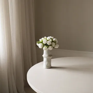 Buquê de rosas artificiais - Mini, branco 10 un. - Botané