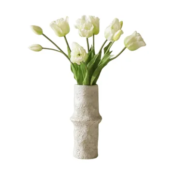 Buquê de tulipas triumph artificiais - Branco, 10 unid. - Botané