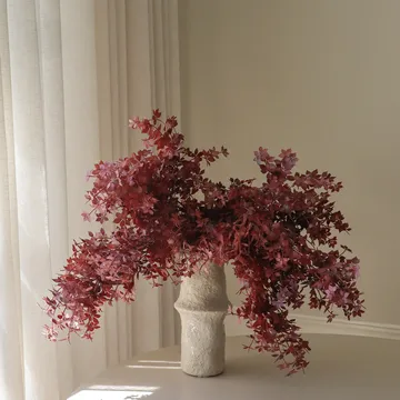 Burgundy Maple Branch ramo artificial - 107 cm, 4 unid. - Botané