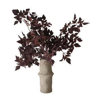 Burgundy Plum Leaves ramo artificial - 85 cm, 4 unid. - Botané