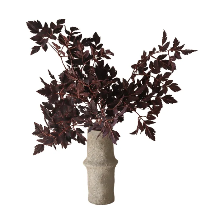 Burgundy Plum Leaves ramo artificial - 85 cm, 4 unid. - Botané