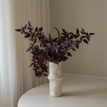 Burgundy Plum Leaves ramo artificial - Vermelho, 85 cm, 1 unid. - Botané