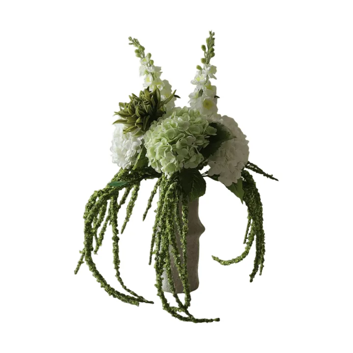 Enchanted Matcha ramo artificial - Delphinium-amaranto-hortênsia-cacto, 9 un. - Botané