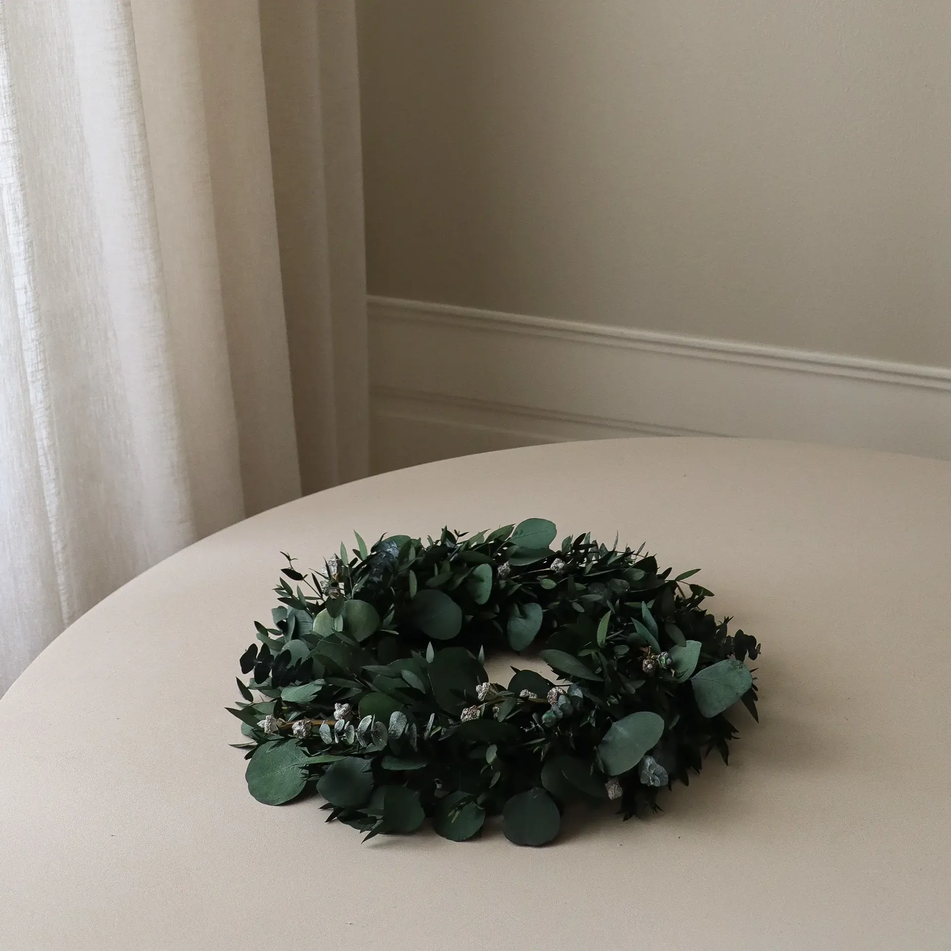 Eucalyptus Wreath coroa, Green mixed, Ø40 cm Botané