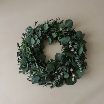 Eucalyptus Wreath coroa - Green mixed, Ø40 cm - Botané