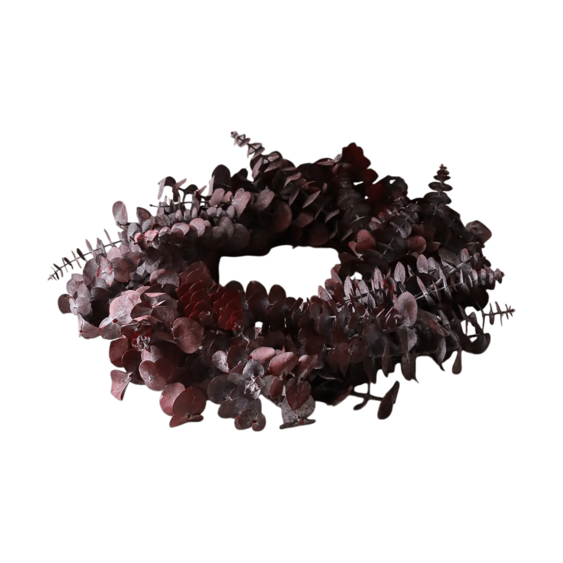 Eucalyptus Wreath coroa, Vermelho escuro, Ø40 cm Botané
