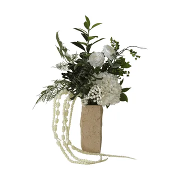 Green veil ramo artificial - Ranúnculo, hortênsia, amaranto, 85 cm - Botané
