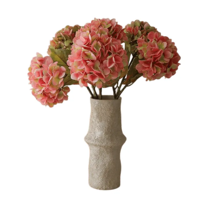 Hortênsia buquê artificial - Rosa suave, 60 cm, 5 unid. - Botané