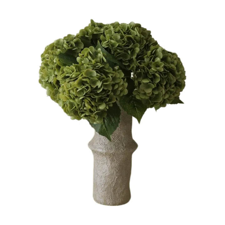 Hortênsia buquê artificial - Verde musgo, 51 cm, 6 unid. - Botané