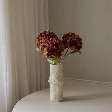 Hortensia flor artificial - Bordeaux profundo, 60 cm, 1 unidade - Botané