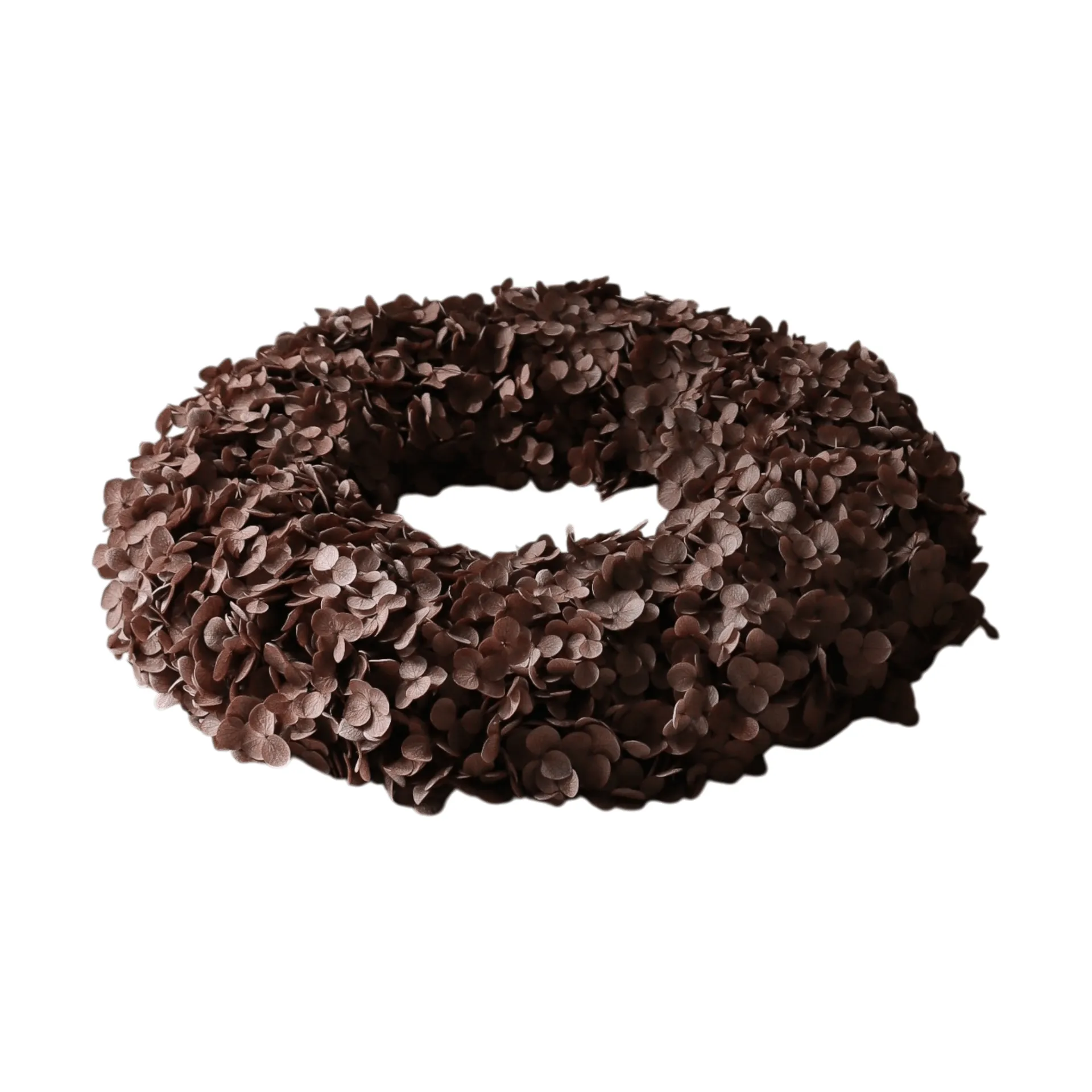 Hortensia Wreath grinalda de flores, Brown, 40 cm Botané