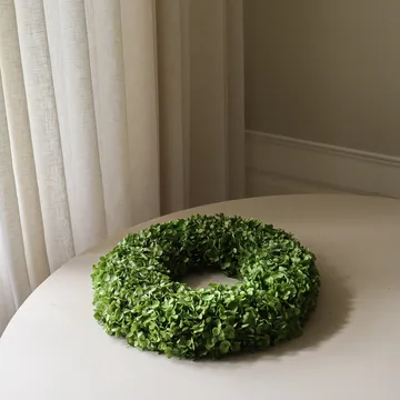 Hortensia Wreath grinalda de flores - Green, Ø40 cm - Botané