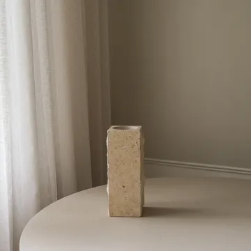 Limestone Edge vaso de mármore - Médio, 30 cm - Botané