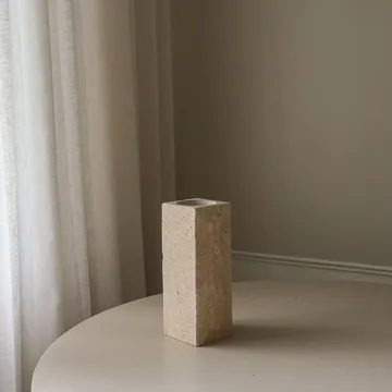 Limestone Edge vaso de mármore - Médio, 30 cm - Botané
