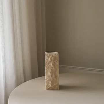 Limestone Edge vaso de mármore - Médio, 30 cm - Botané