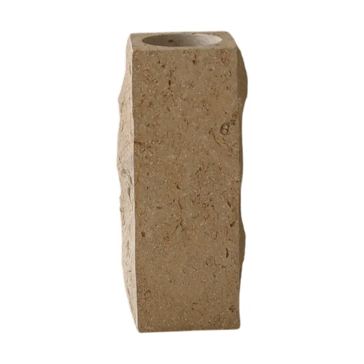 Limestone Edge vaso de mármore - Pequeno, 25 cm - Botané