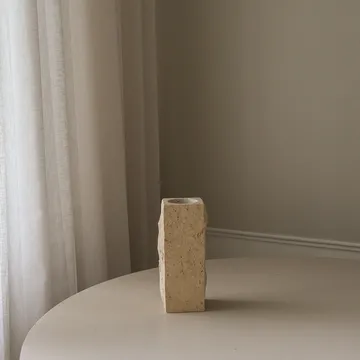 Limestone Edge vaso de mármore - Pequeno, 25 cm - Botané