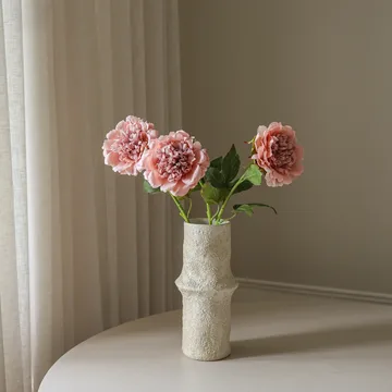 Peónia flor artificial - Rosa dusty, 56 cm, 1 unid. - Botané