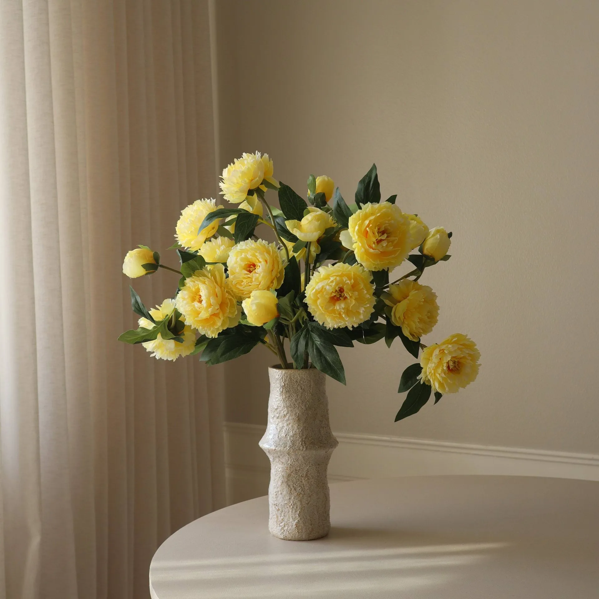 Pioner ramo artificial, Large, amarelo 7 un. Botané