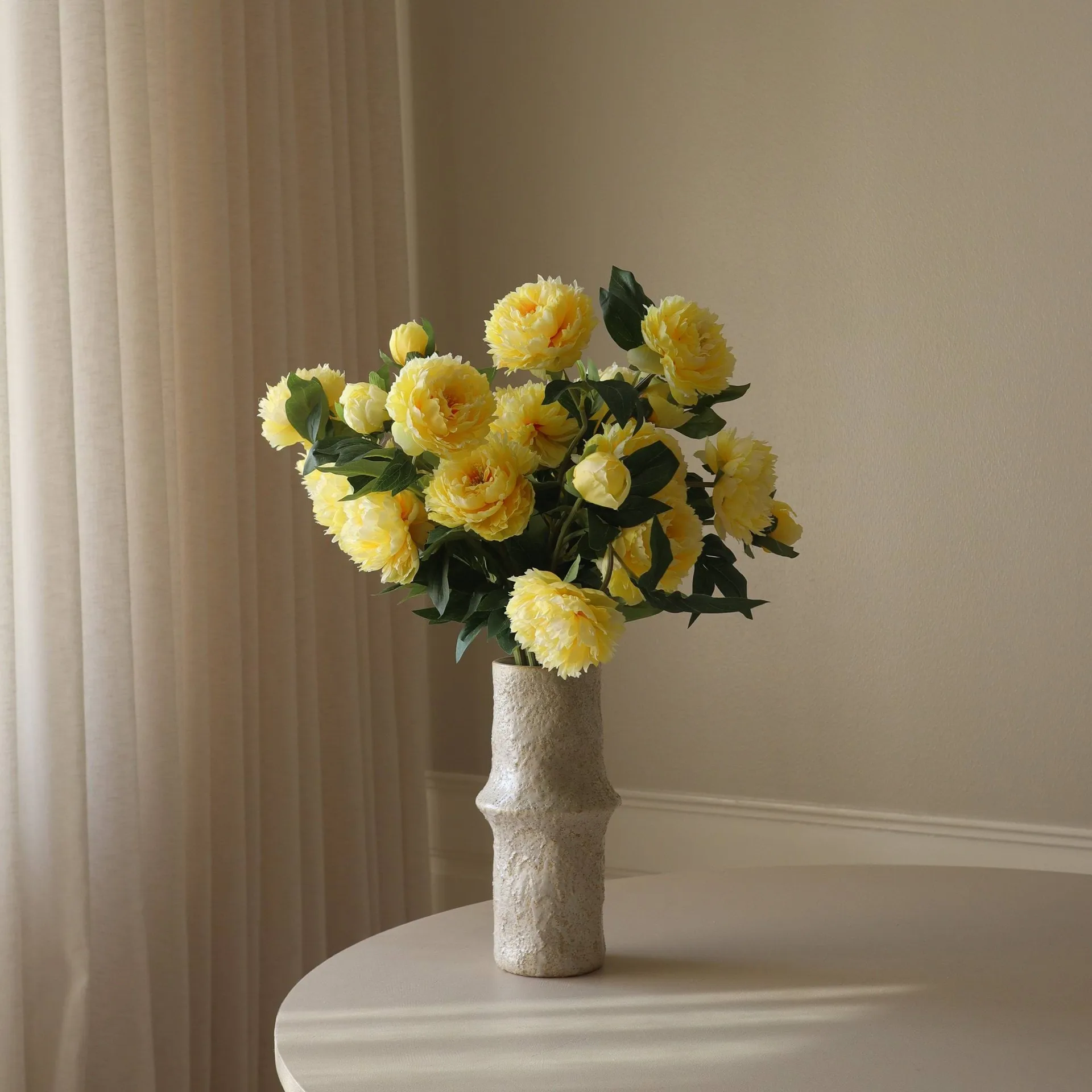 Pioner ramo artificial, Large, amarelo 7 un. Botané