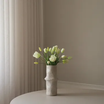 Ramo artificial de tulipas mistas - Branco, 20 unid. - Botané