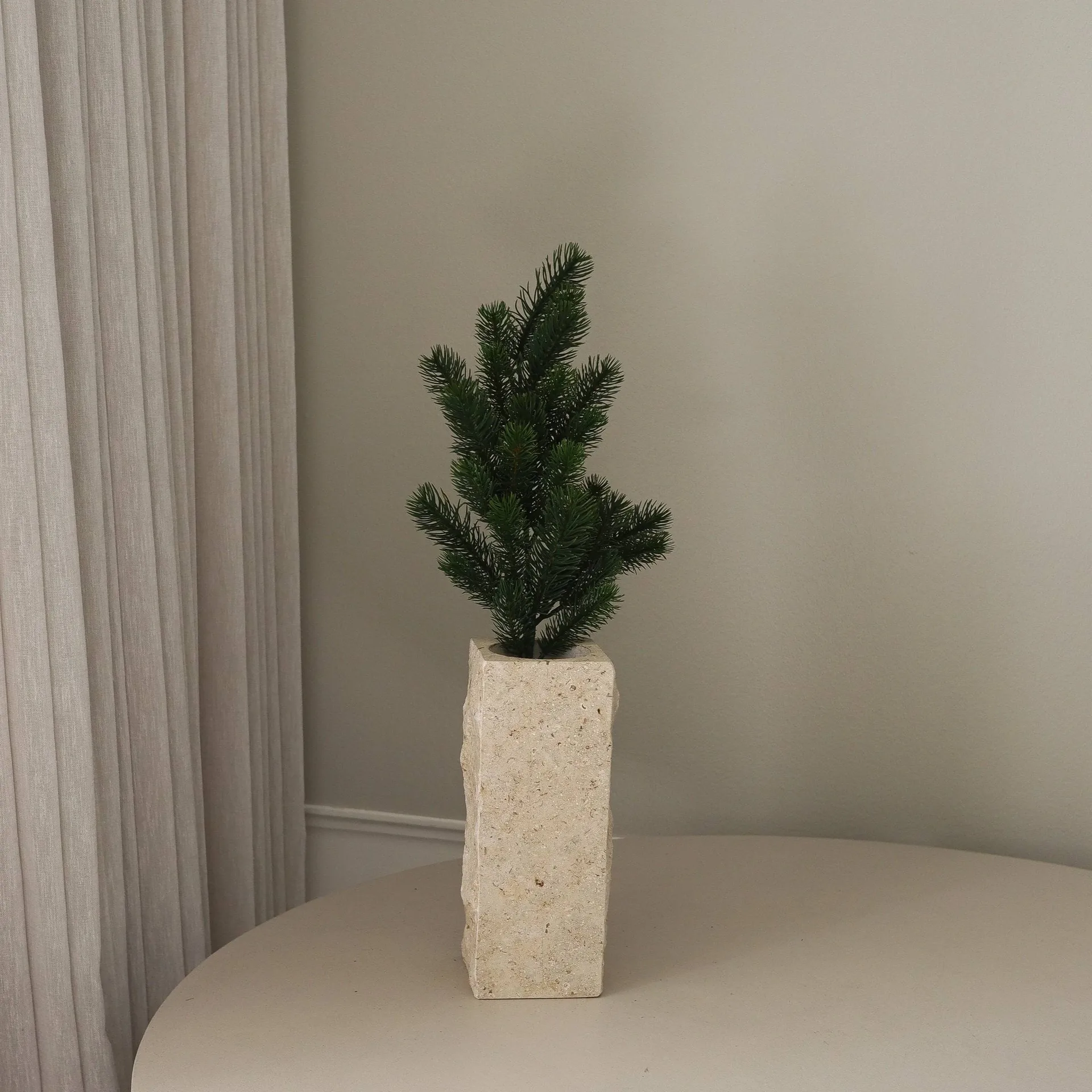 Ramo de pinheiro planta artificial, Verde, 65 cm Botané