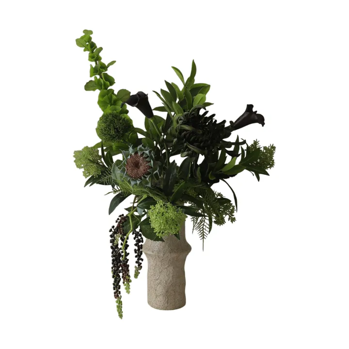 Verdant Noir ramo artificial - Kála-crisantemo-aranha-helianthus-de-outono, 92 cm, 13 un - Botané