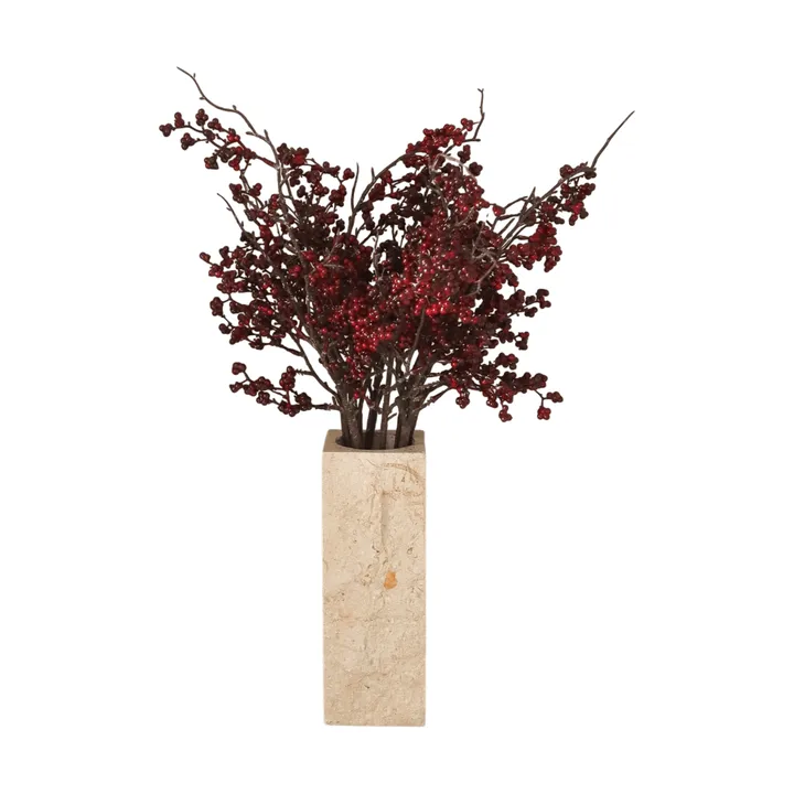 Wild Berry ramo artificial - Ramos de bagas vermelho-escuros, 66 cm - Botané