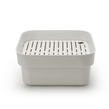 Bacia de louça com escorredor Sinkside 34x37 cm - Light grey - Brabantia