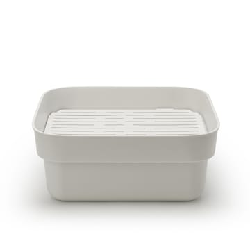 Bacia de louça com escorredor Sinkside 34x37 cm - Light grey - Brabantia