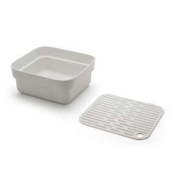 Bacia de louça com escorredor Sinkside 34x37 cm - Light grey - Brabantia