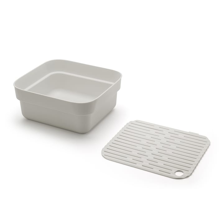 Bacia de louça com escorredor Sinkside 34x37 cm, Light grey Brabantia