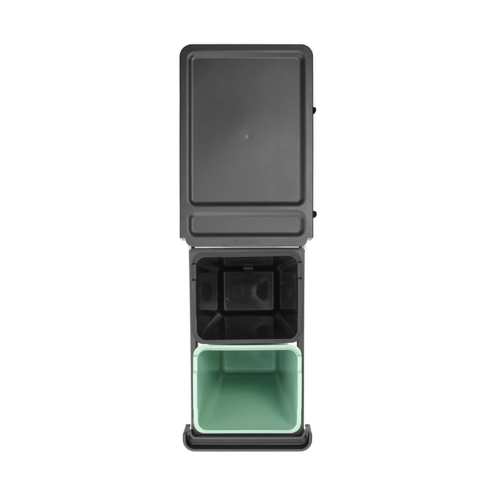 Baldes embutíveis Sort&Go, 2x30 L, Cinza escuro Brabantia