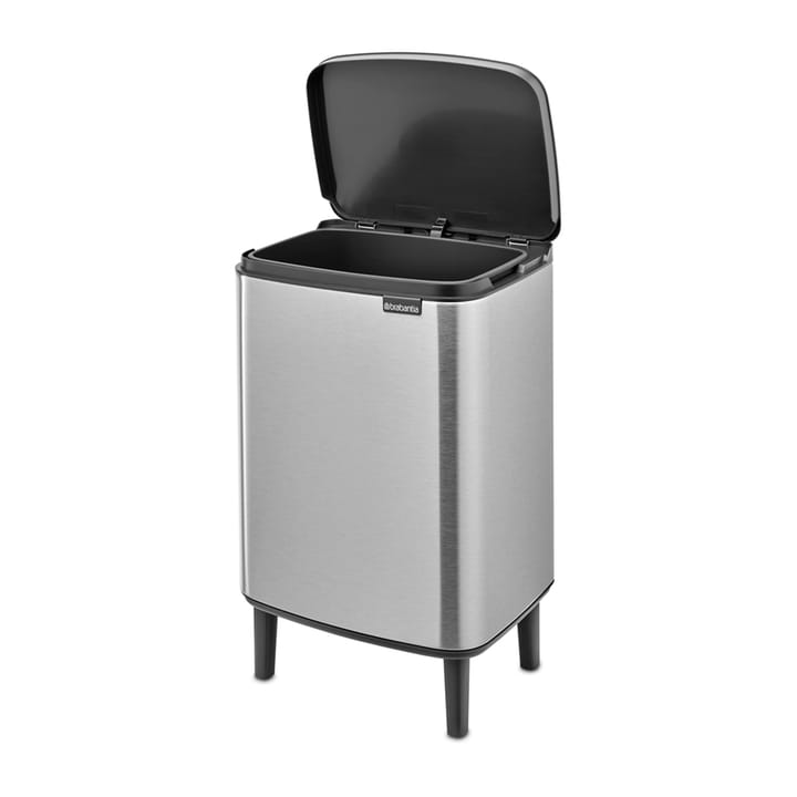 Bo caixote de lixo alto 12 L, Aço escovado matte Brabantia