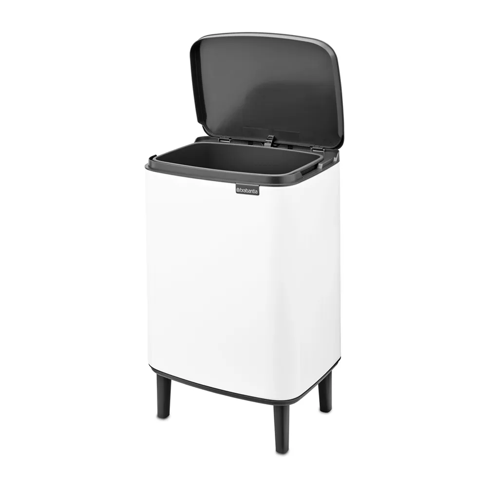 Bo caixote de lixo alto 12 L, Branco Brabantia