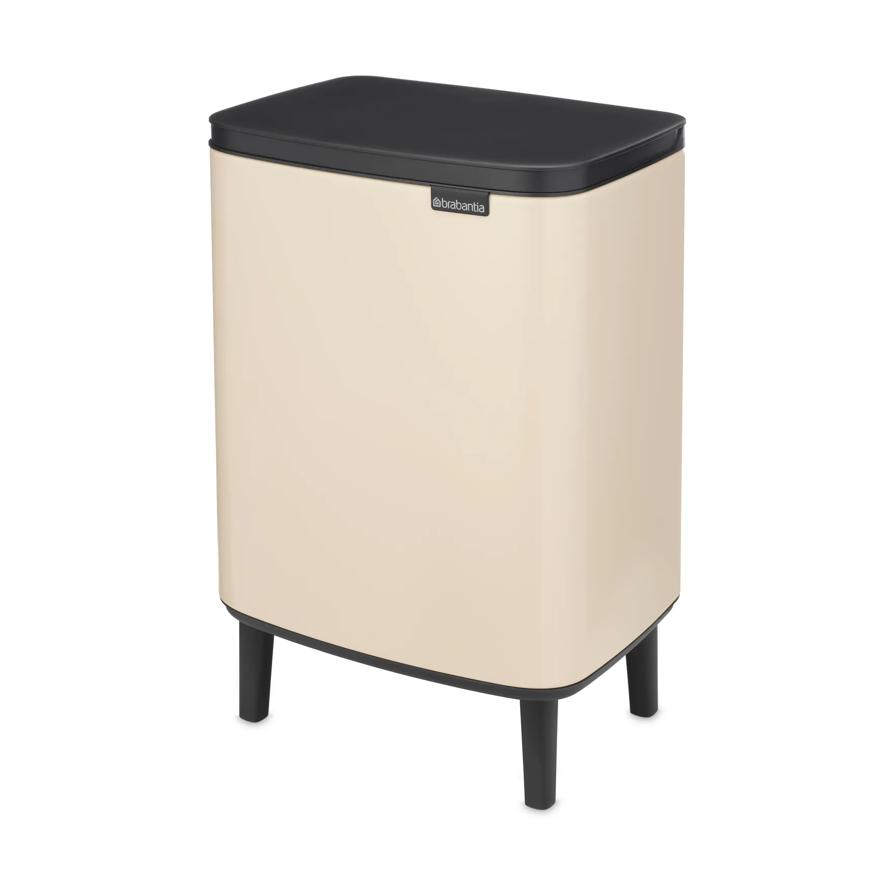 Bo caixote de lixo alto 12 L, Soft Beige Brabantia