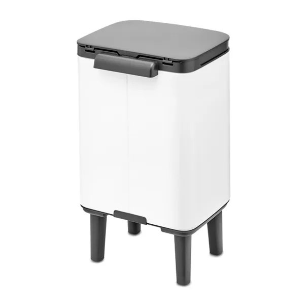 Bo caixote de lixo alto 4 L, Branco Brabantia