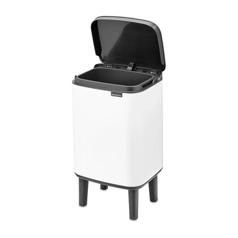 Bo caixote de lixo alto 4 L, Branco Brabantia