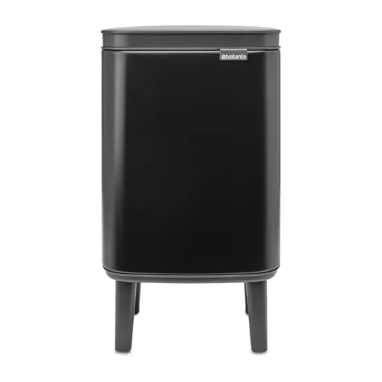 Bo caixote de lixo alto 4 L, Preto matte Brabantia