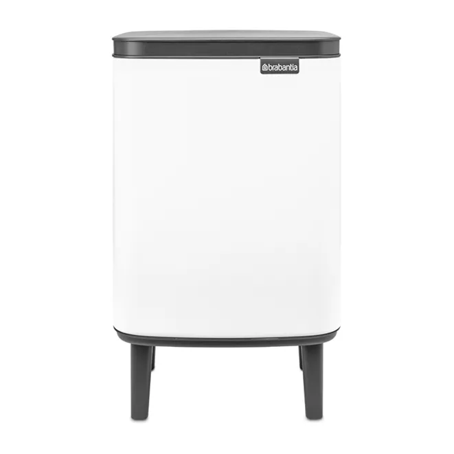 Bo caixote de lixo alto 7 L, Branco Brabantia