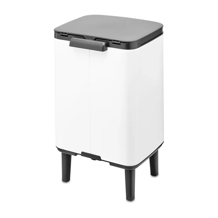 Bo caixote de lixo alto 7 L, Branco Brabantia