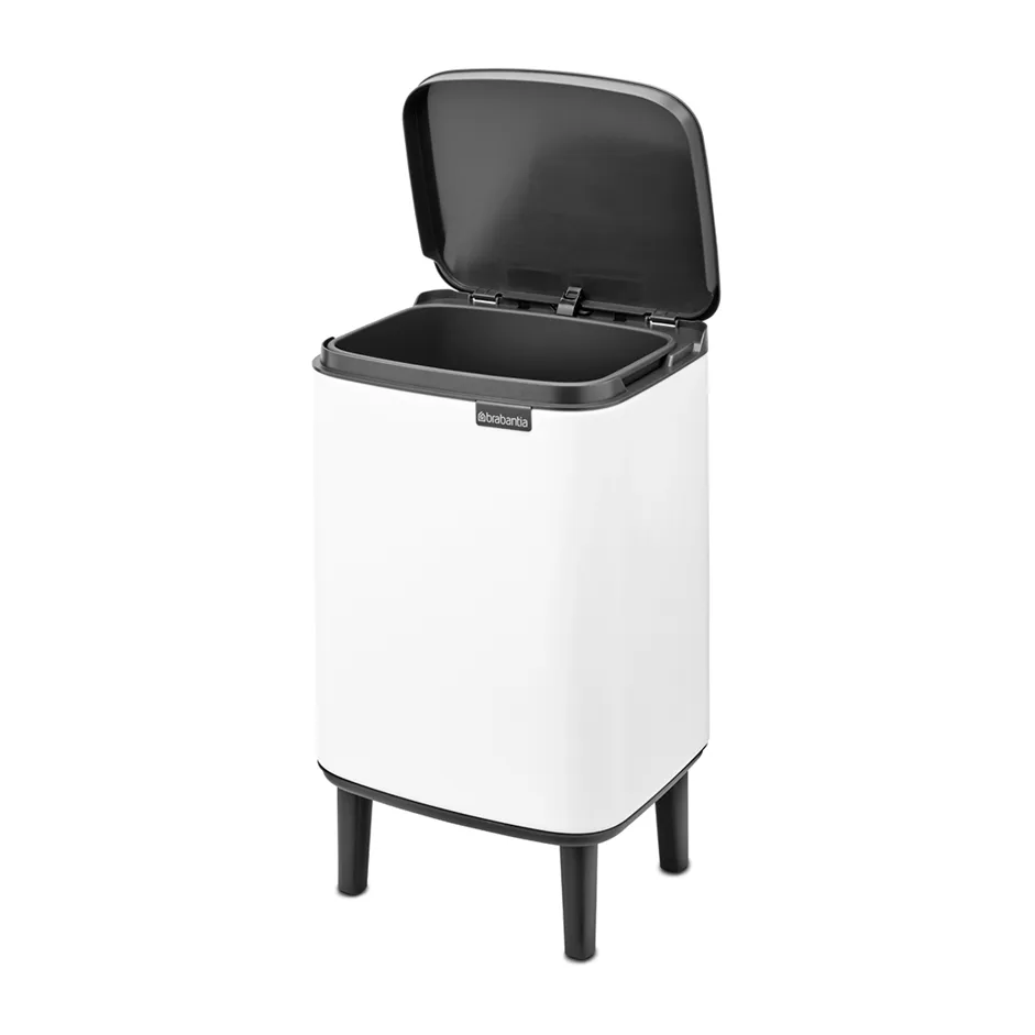 Bo caixote de lixo alto 7 L, Branco Brabantia