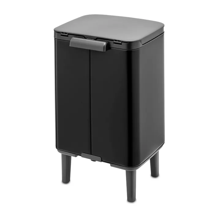 Bo caixote de lixo alto 7 L, Preto matte Brabantia