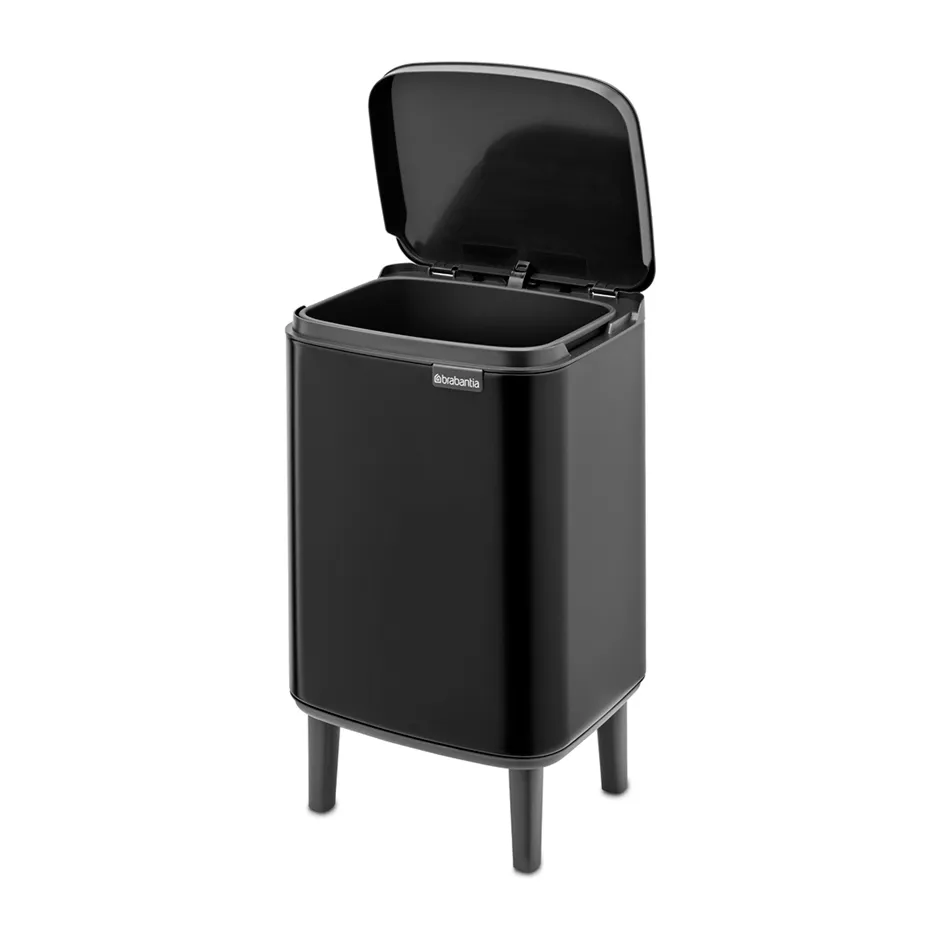 Bo caixote de lixo alto 7 L, Preto matte Brabantia