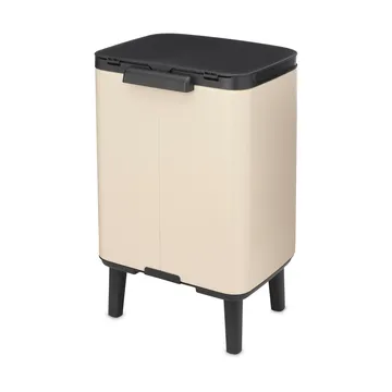 Bo caixote de lixo alto 7 L - Soft beige - Brabantia