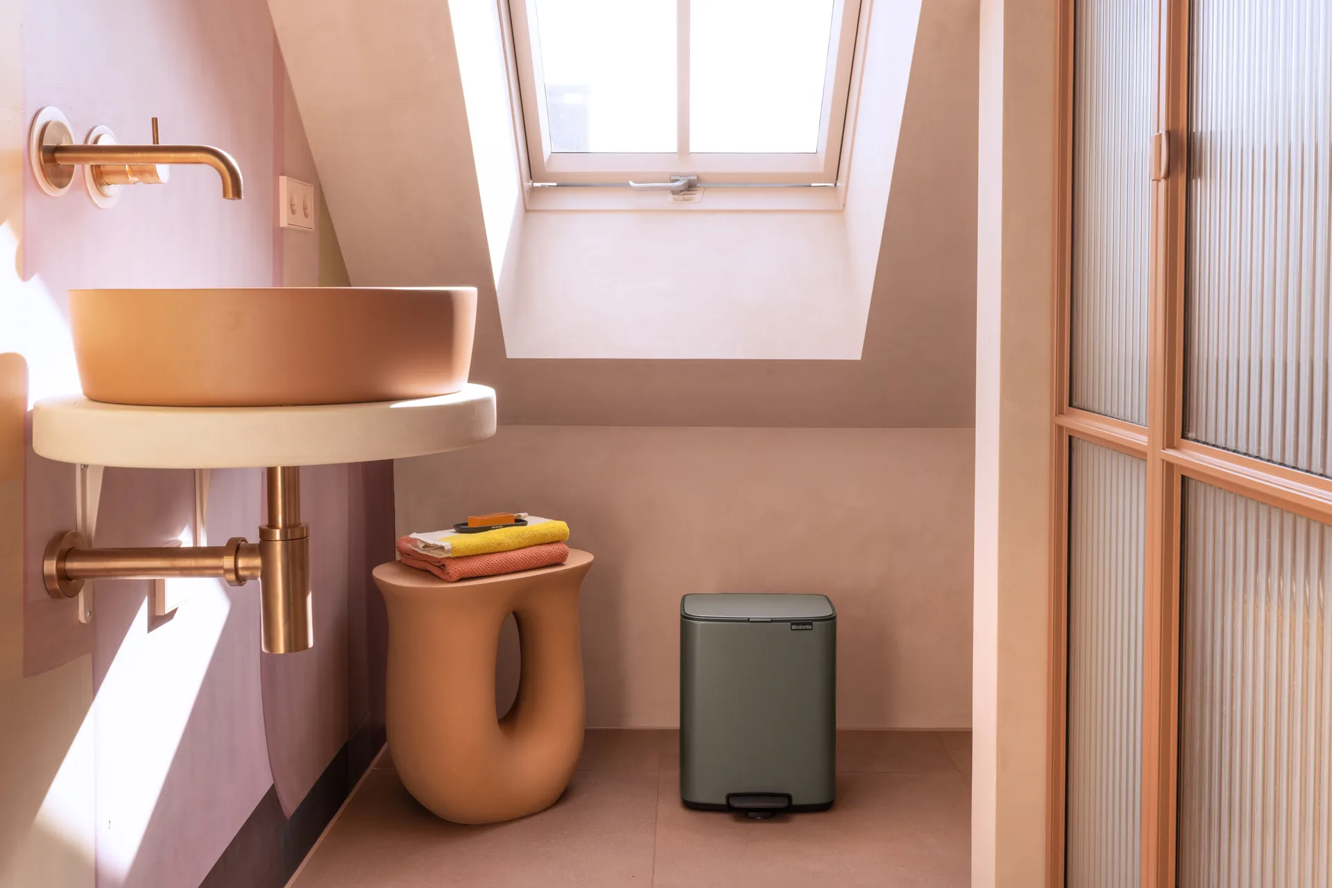 Bo caixote do lixo com pedal 12 L, Platina Brabantia